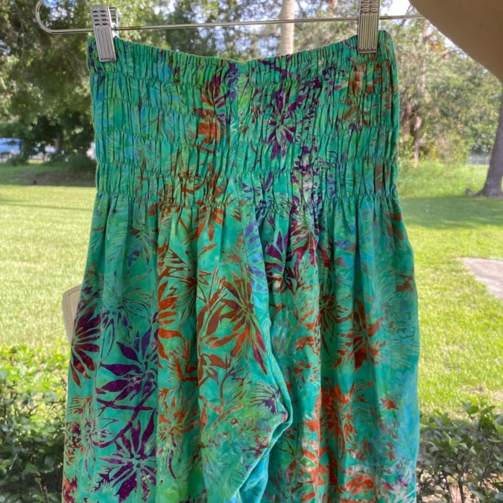 Boho Gypsy Teal Harim Pants